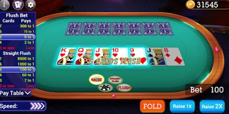 High Card Flush tại Hi88 - Cơ hội thắng lớn với mỗi ván bài 2 Khám phá trò chơi High Card Flush tại Hi88