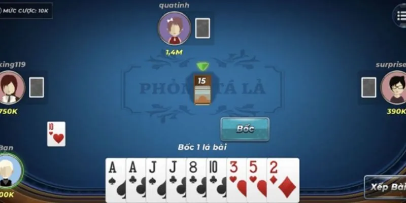 Bí kíp phối hợp bài phỏm đỉnh cao 