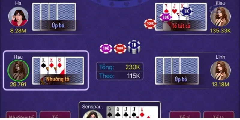 Hướng dẫn đọc bài đối thủ trong xì tố 